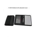 Notebook with Calculator and Pen